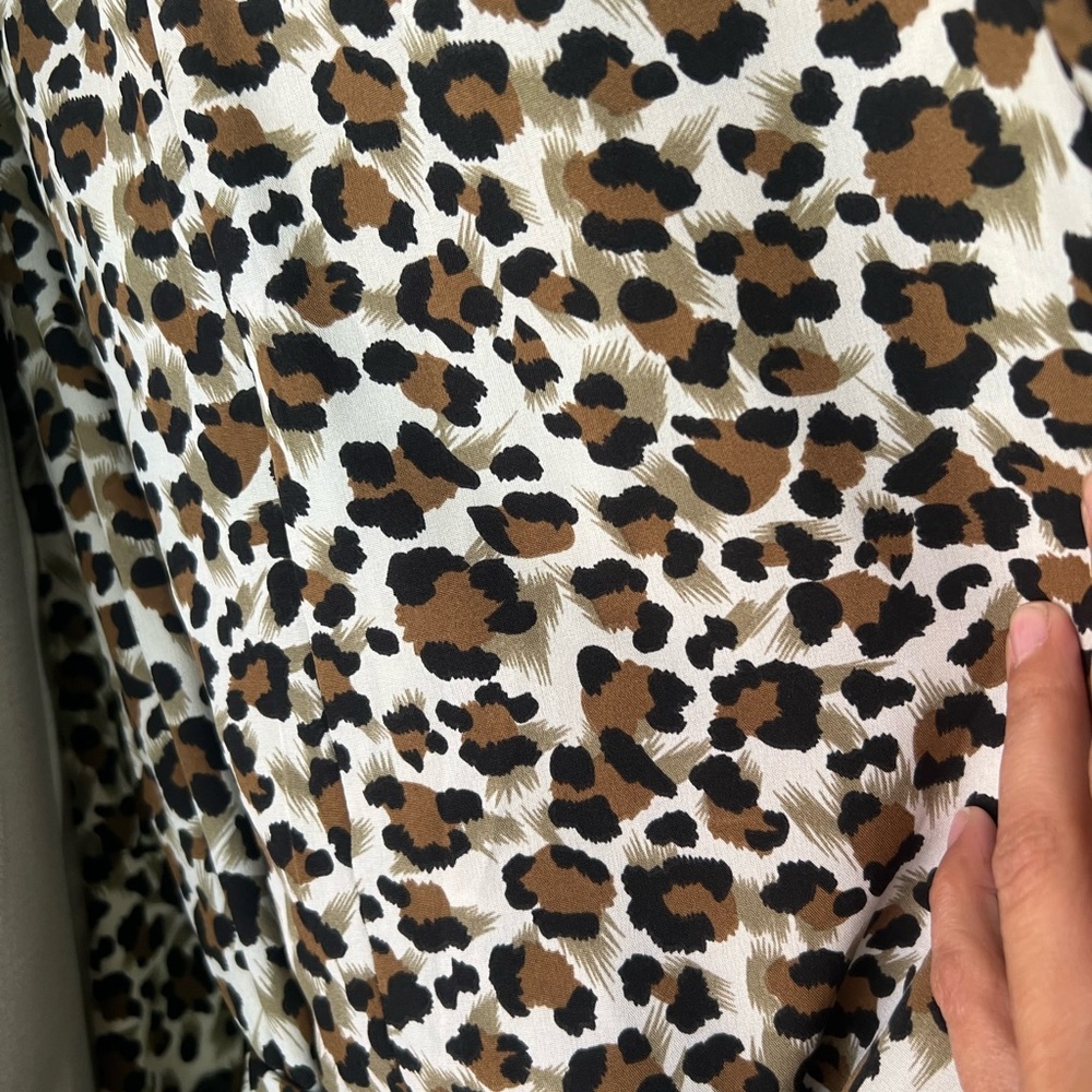 Leopard Ruffle Hem Dress - Picture 6 of 7